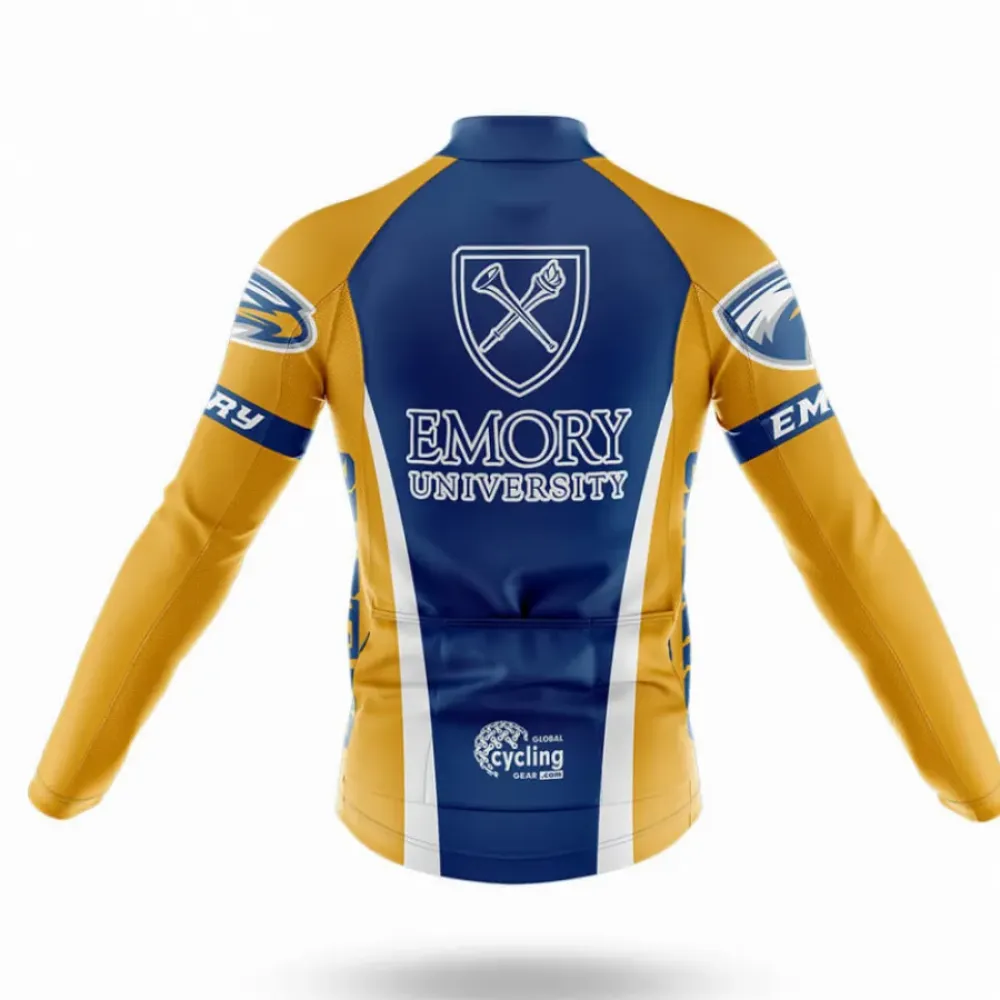 Emory University Cycling Bibs Comfortable Yellow/Black/Gold