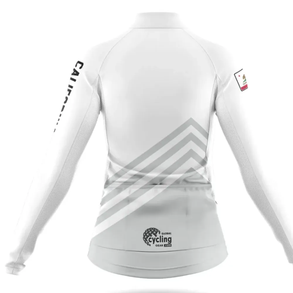 California S4 Cycling Kit Full Set White/Black/Grey