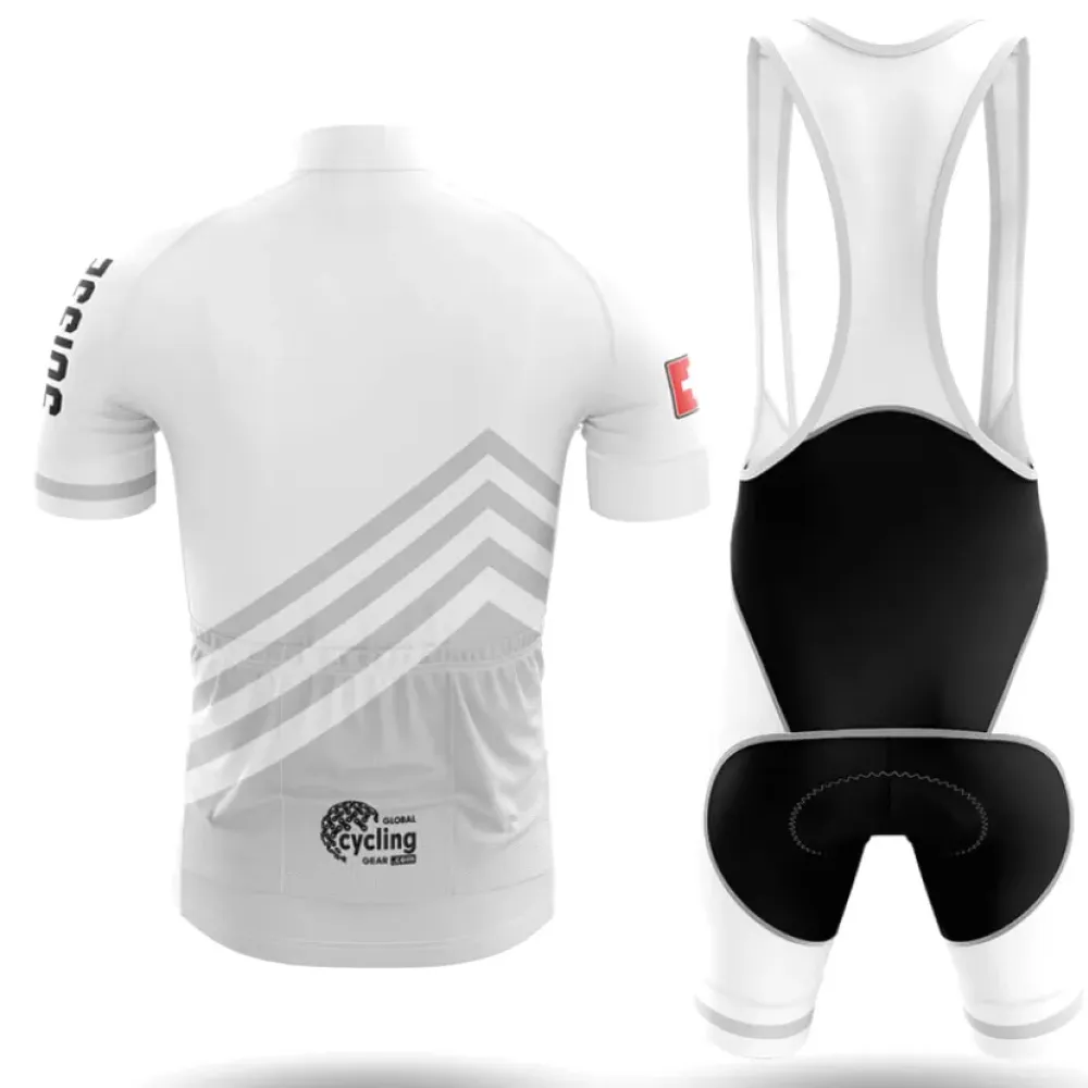 Suisse S5 White/Grey/Red Cycling Jersey