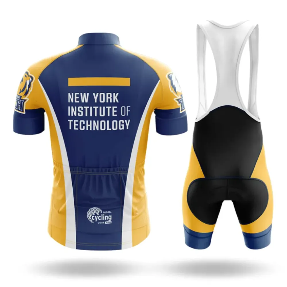 New York Institute of Technology Cycling Kit Full Set Navy/Yellow/White