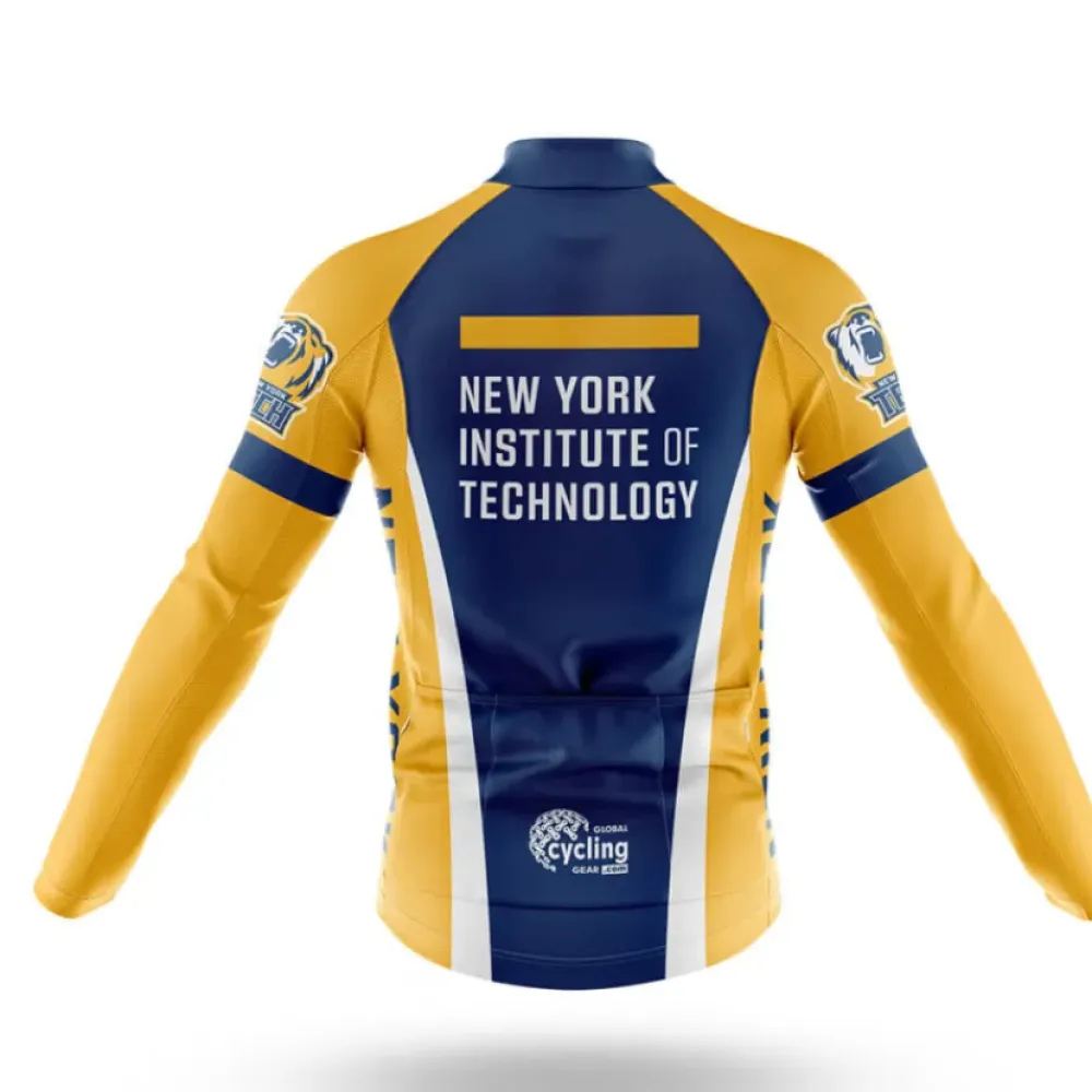 New York Institute of Technology Cycling Kit Full Set Navy/Yellow/White