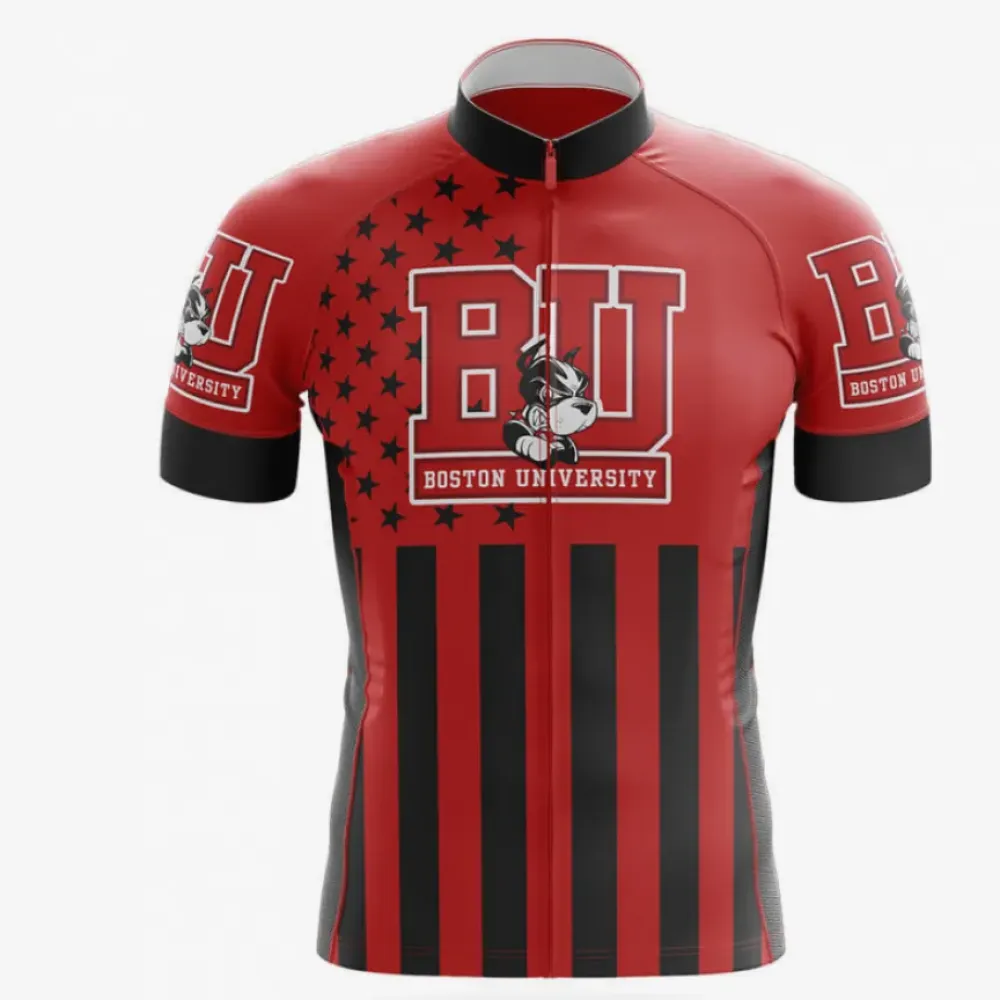 Boston University USA Cycling Kit Full Set Red/Black/White