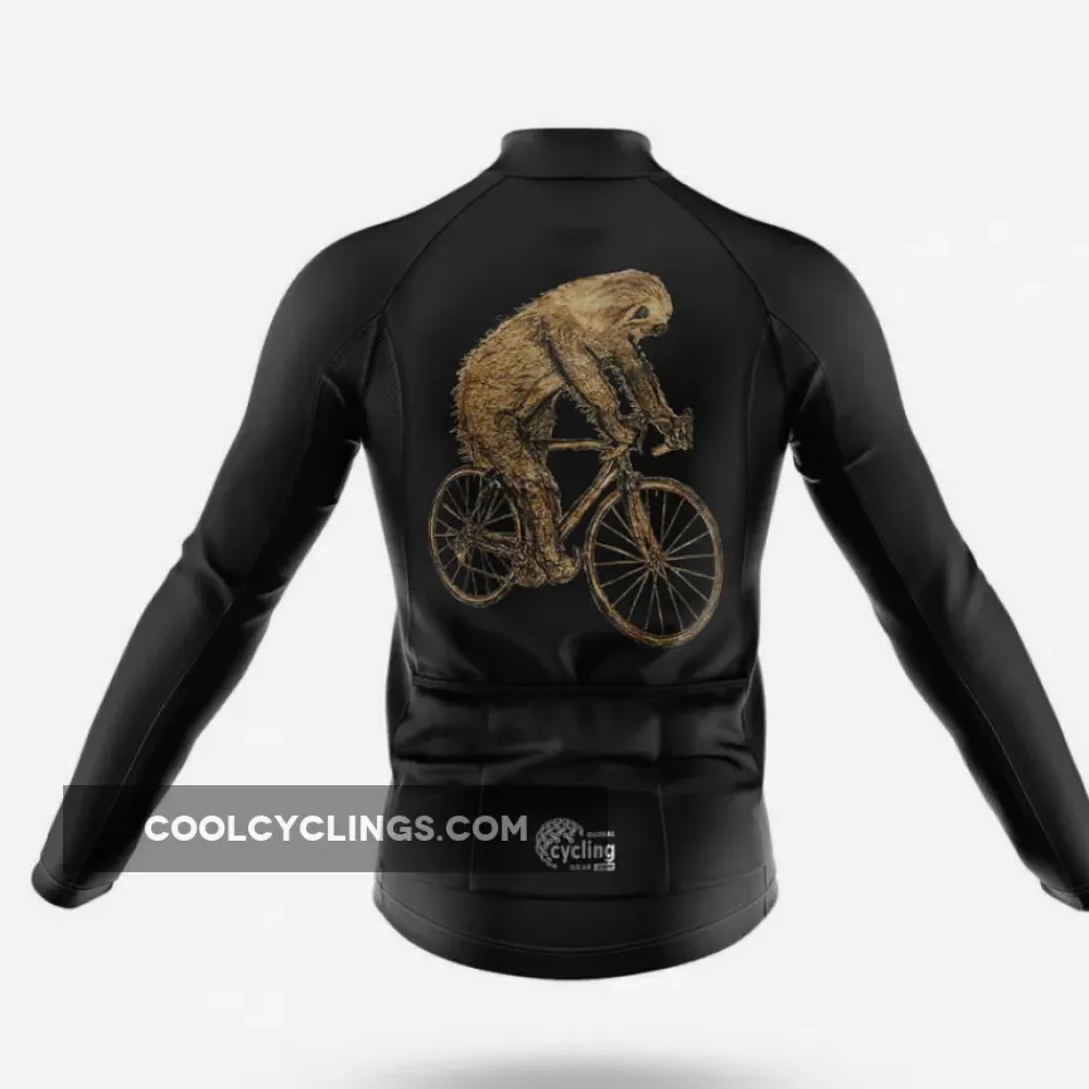 Cycling Sloth Bibs Breathable White/Black/Grey