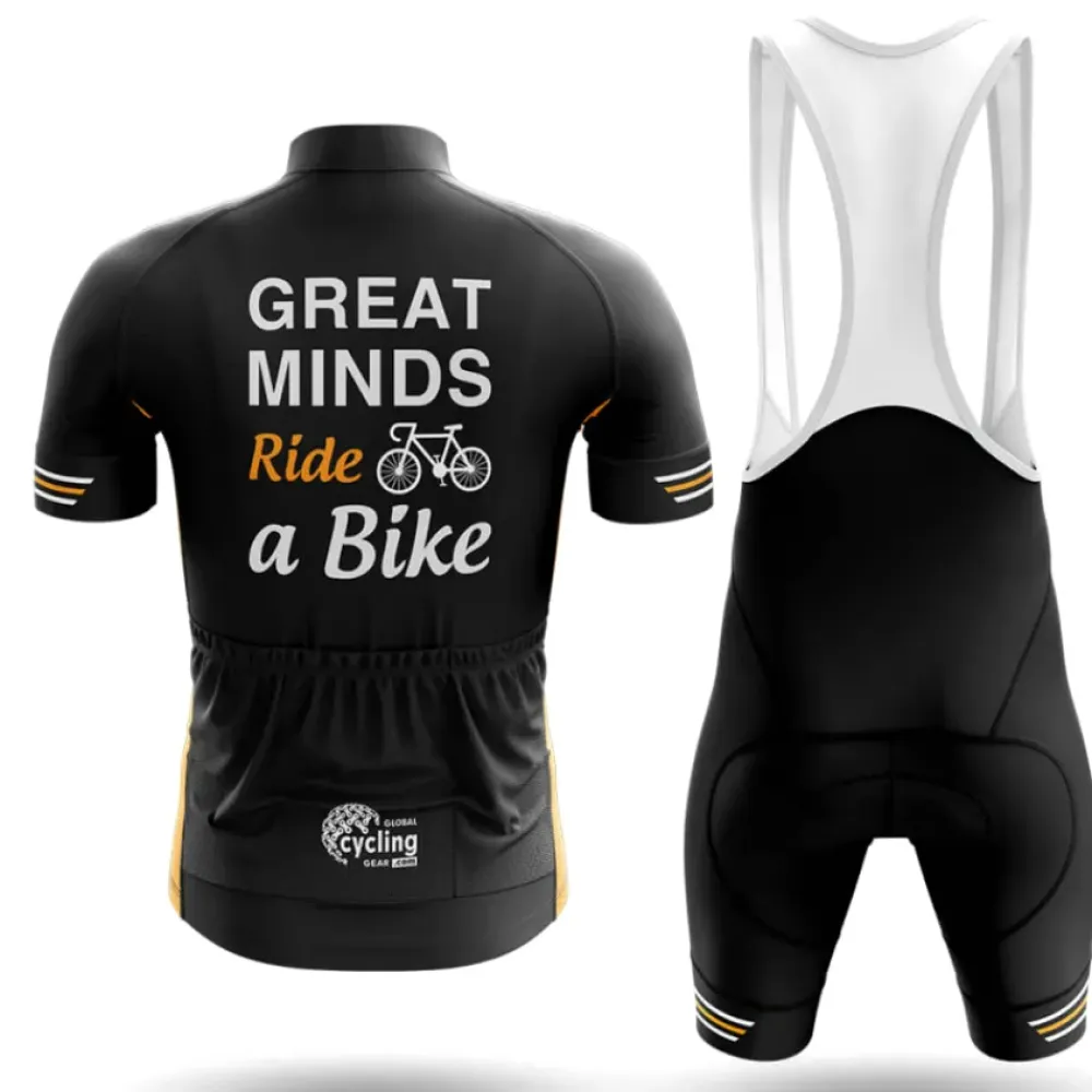 Cycling Kit Great Minds Black/Orange/White