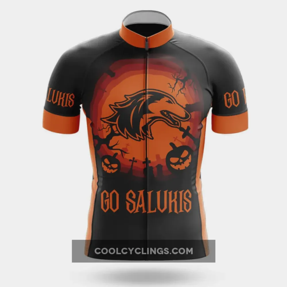 Southern Illinois University Carbondale Cycling Kit Halloween Black/Orange/Brown