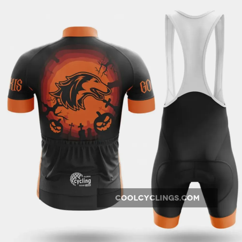 Southern Illinois University Carbondale Cycling Kit Halloween Black/Orange/Brown