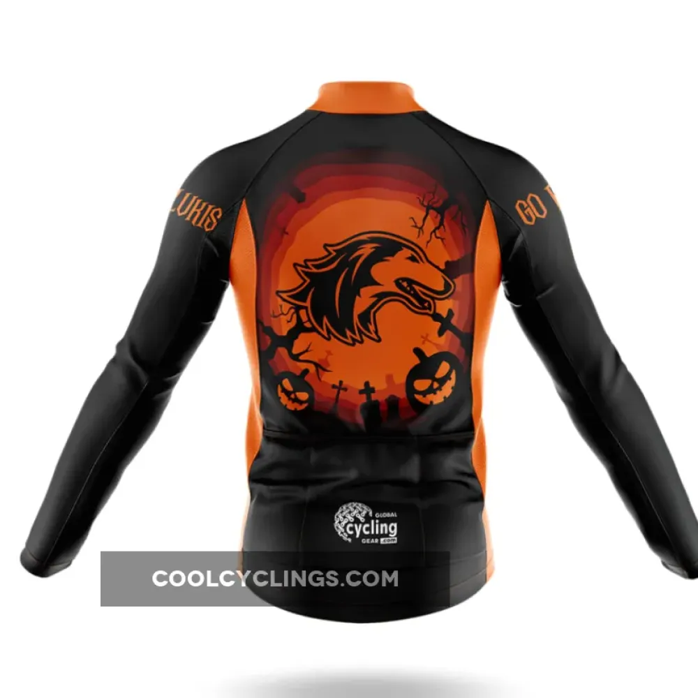 Southern Illinois University Carbondale Cycling Kit Halloween Black/Orange/Brown