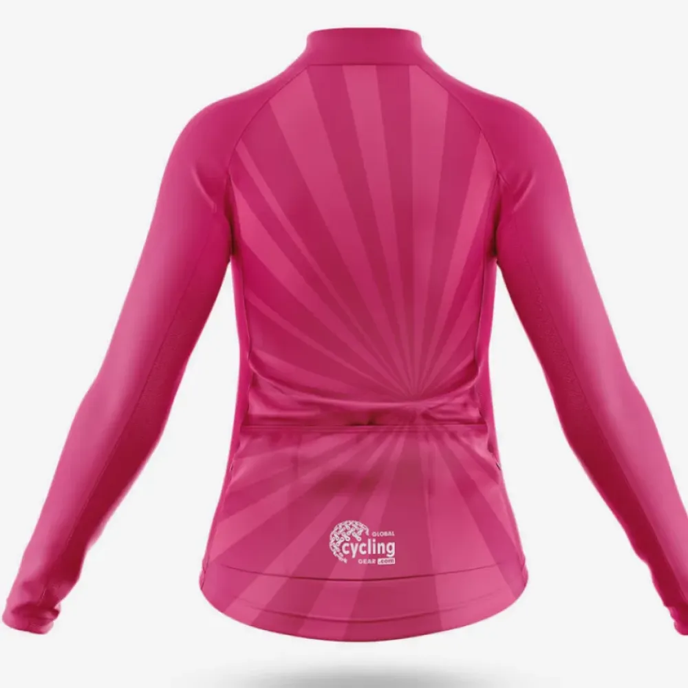 Women's Cycling Kit We Can Do It Pink/Blue/Black