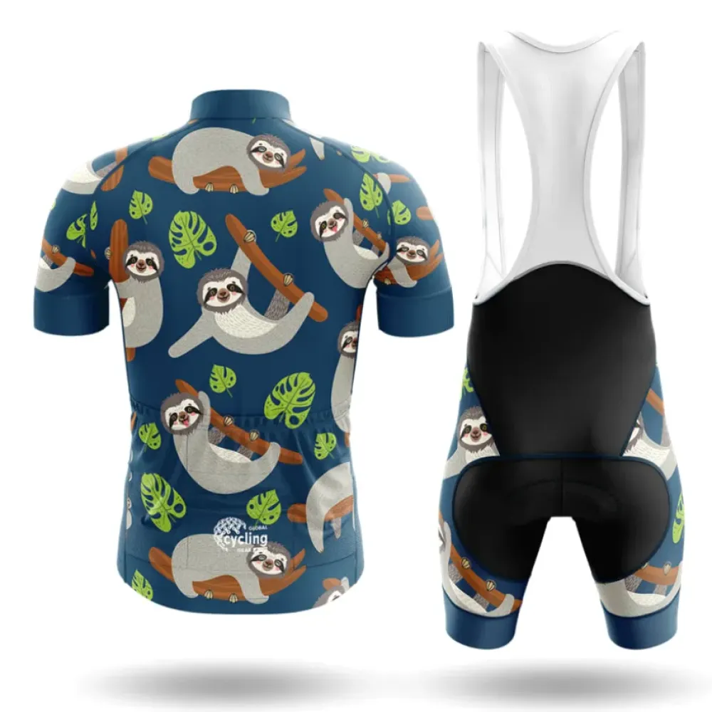 Cycling Kit Sloth Unique Navy/Green/White