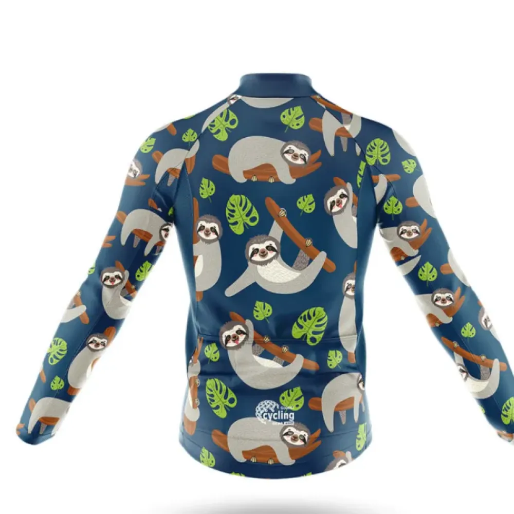 Cycling Kit Sloth Unique Navy/Green/White