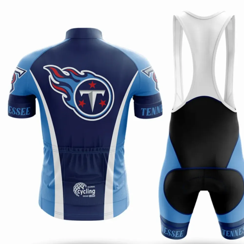 Tennessee Titans Smash and Dash Cycling Kit Blue/Black/White