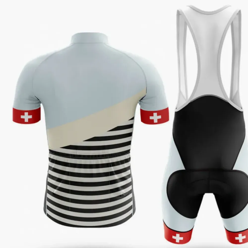 Switzerland S3 Cycling Jersey Red/White/Black