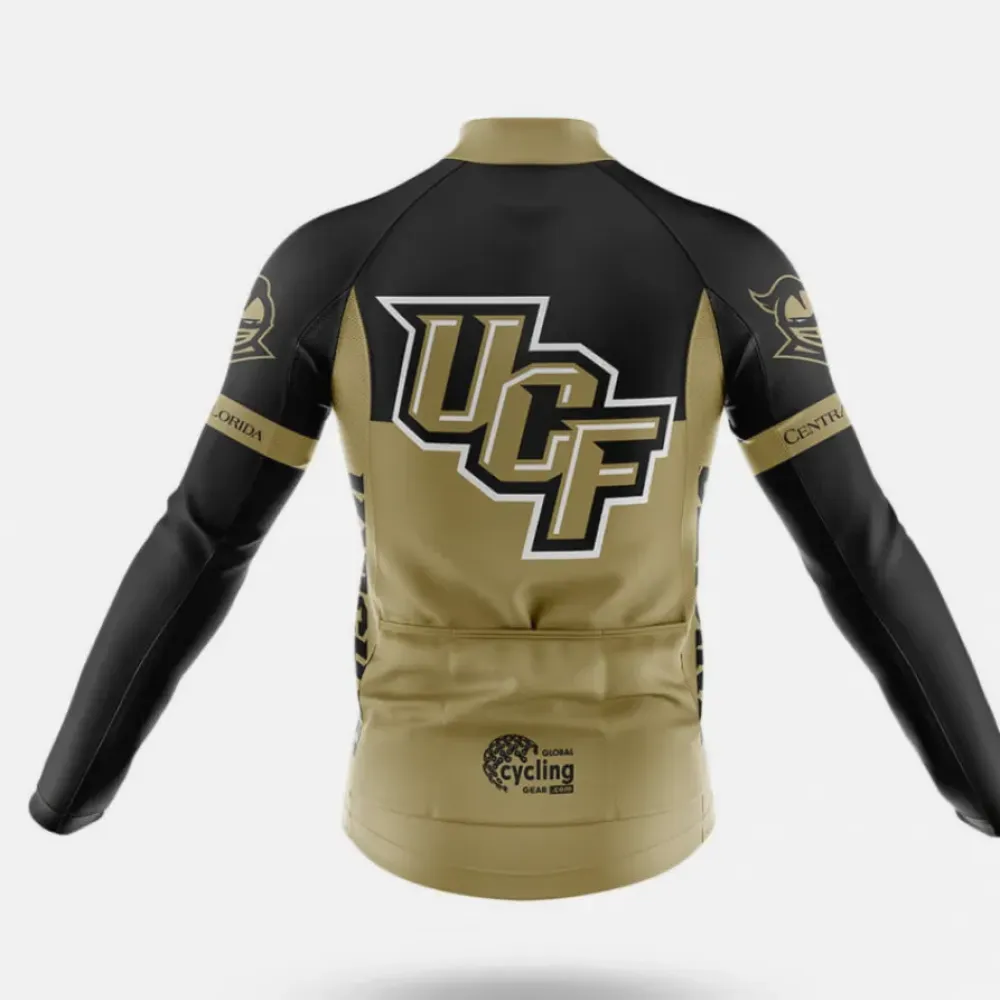 University of Central Florida Cycling Kit Full Set Ver.2 Central Florida Gold/Black/White