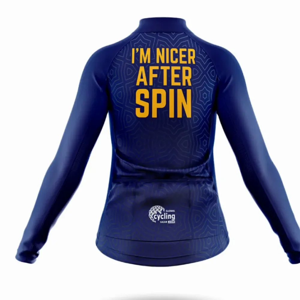Spin Wear I'm Nicer Navy/Yellow/Gold
