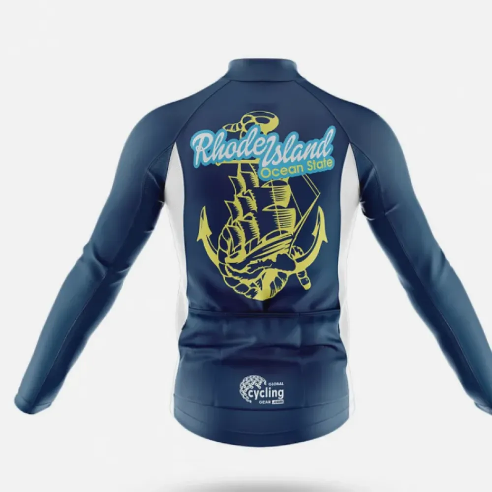 Rhode Island Symbol Cycling Kit Full Set Navy/White/Gold