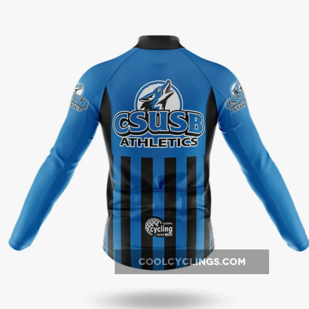 CSUSB Athletics USA Cycling Jersey Blue/Black/White