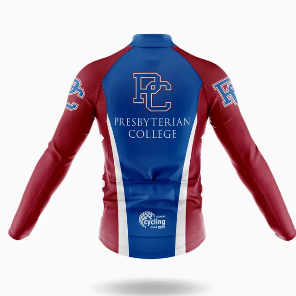 Presbyterian College Cycling Jersey Blue/Burgundy/White