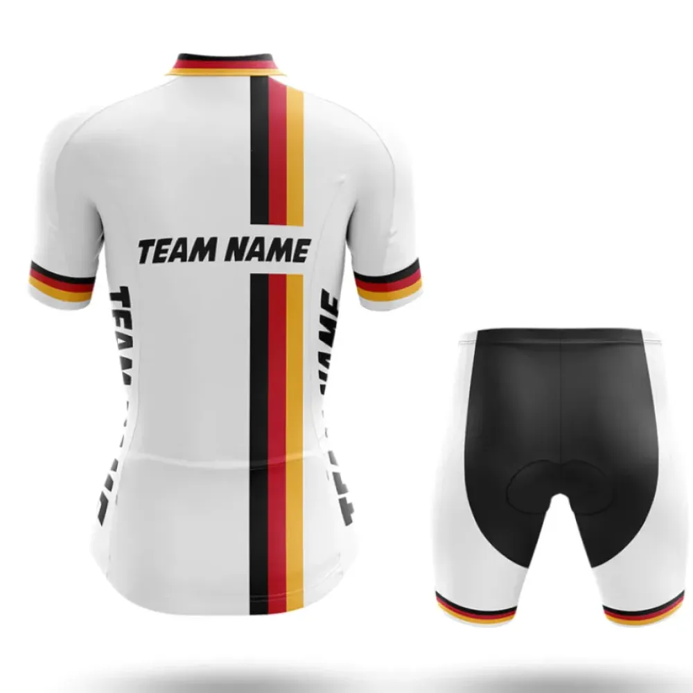 Custom Team Name M23 Long Sleeve White/Gold/Black