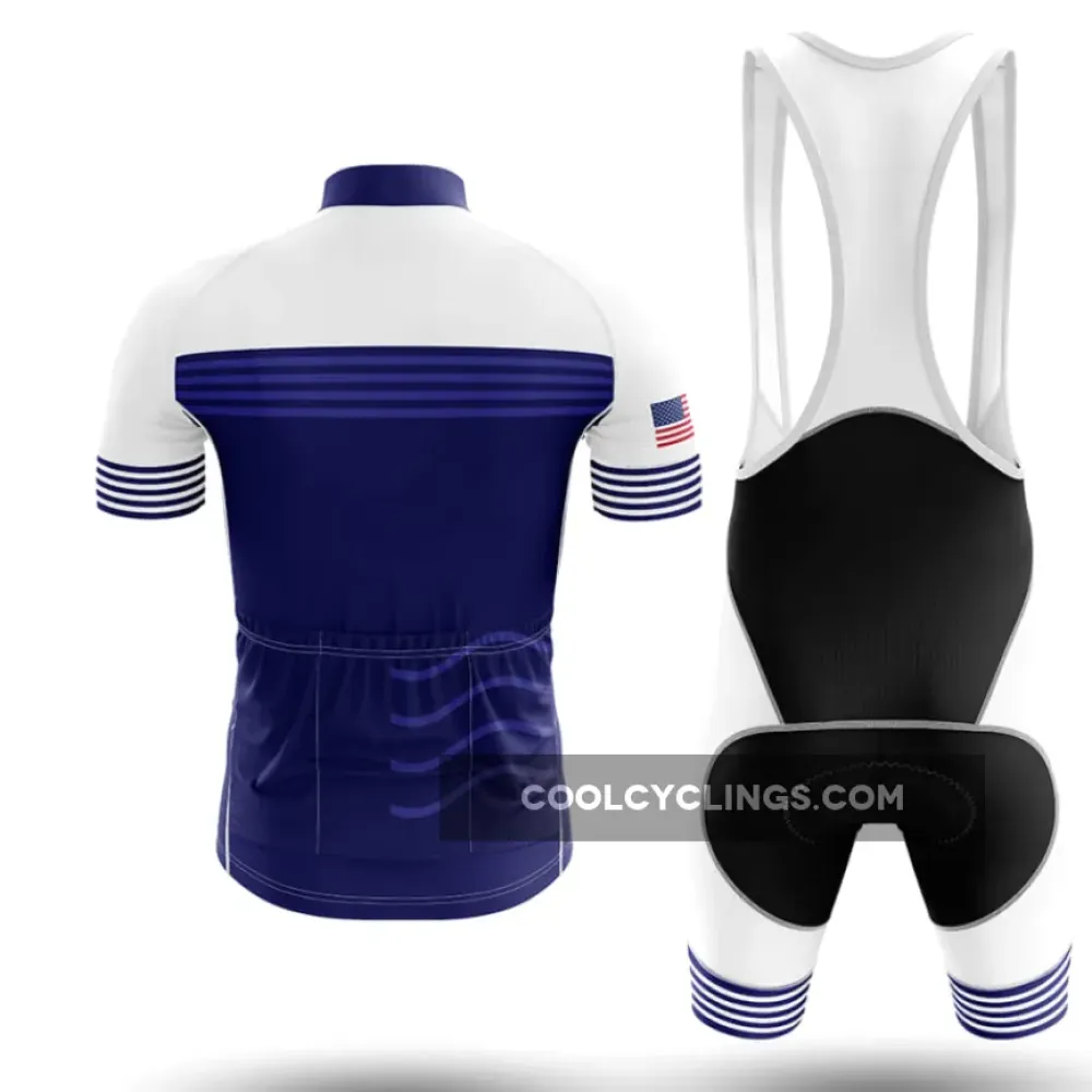 USA V19 Cycling Jersey Navy/White/Red