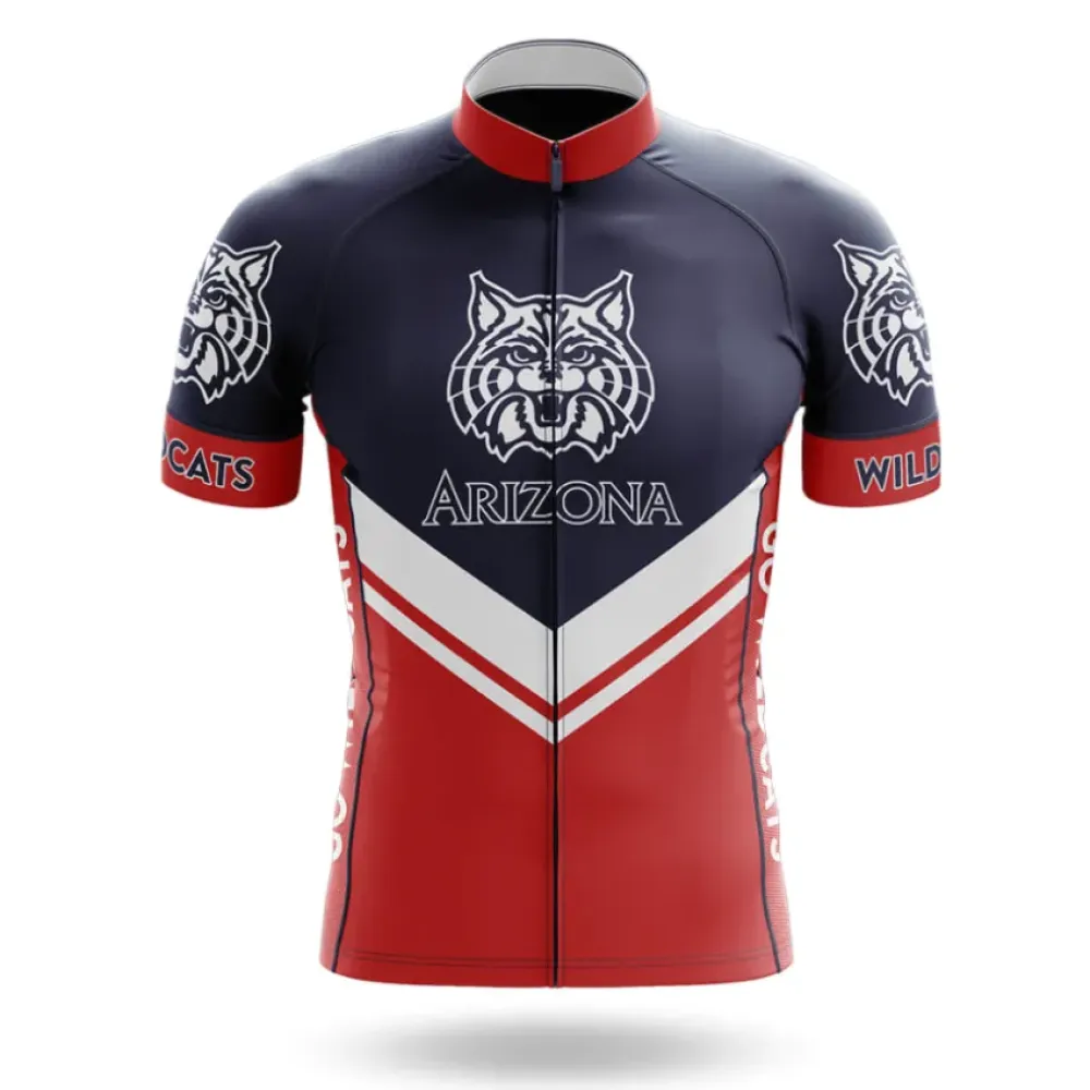 Arizona Wildcats Cycling Jersey Red/White/Blue