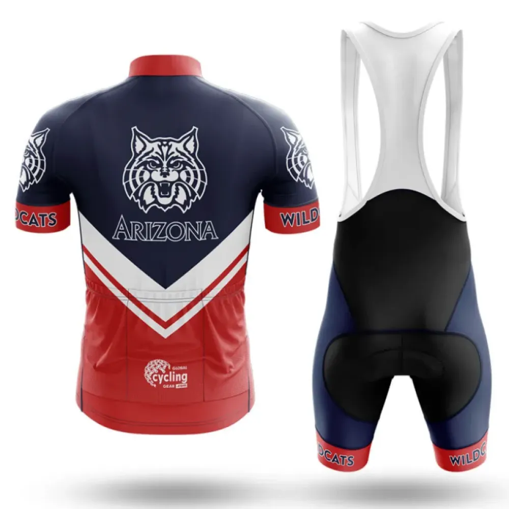 Arizona Wildcats Cycling Jersey Red/White/Blue