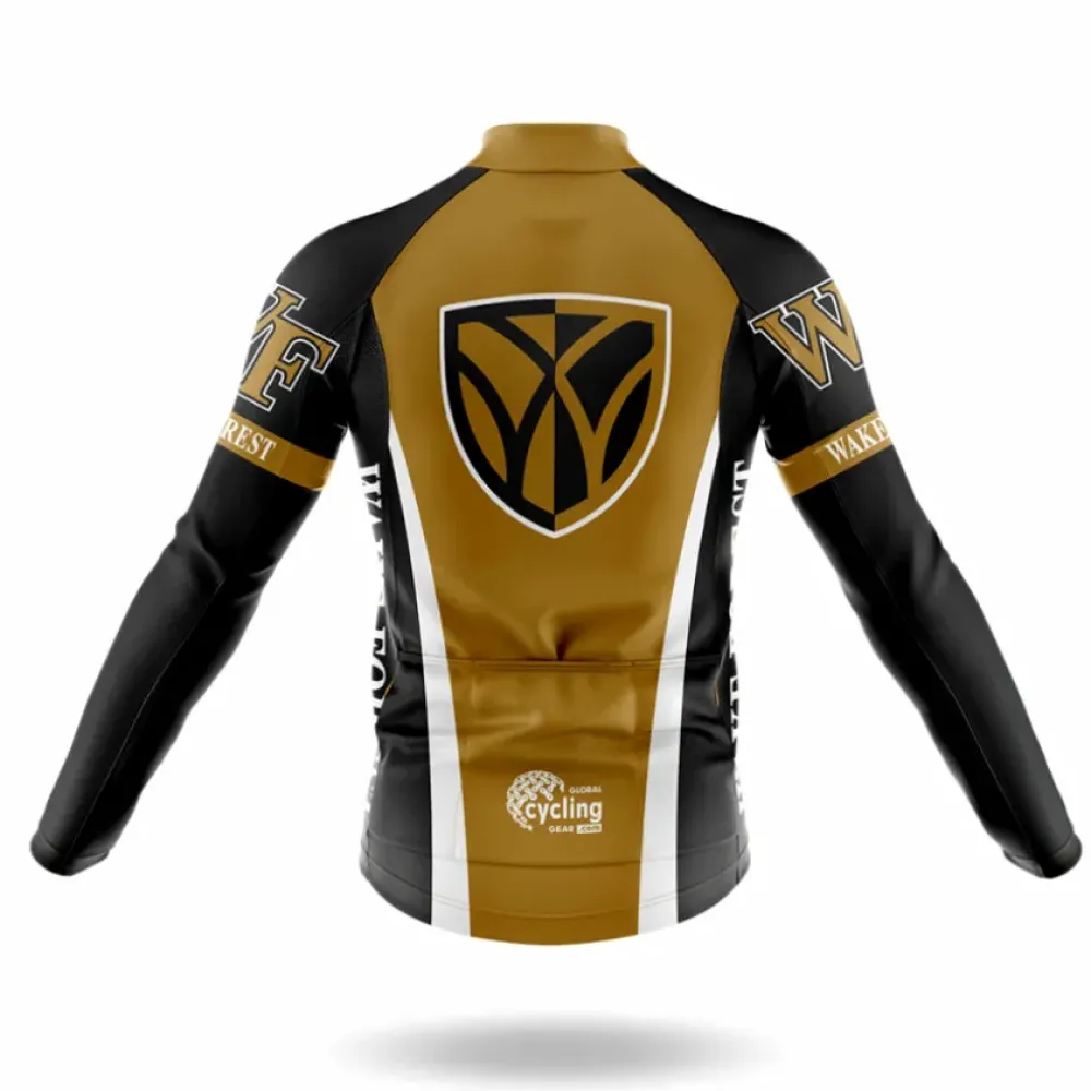 Wake Forest Cycling Jersey Unique Design Gold/Black/White