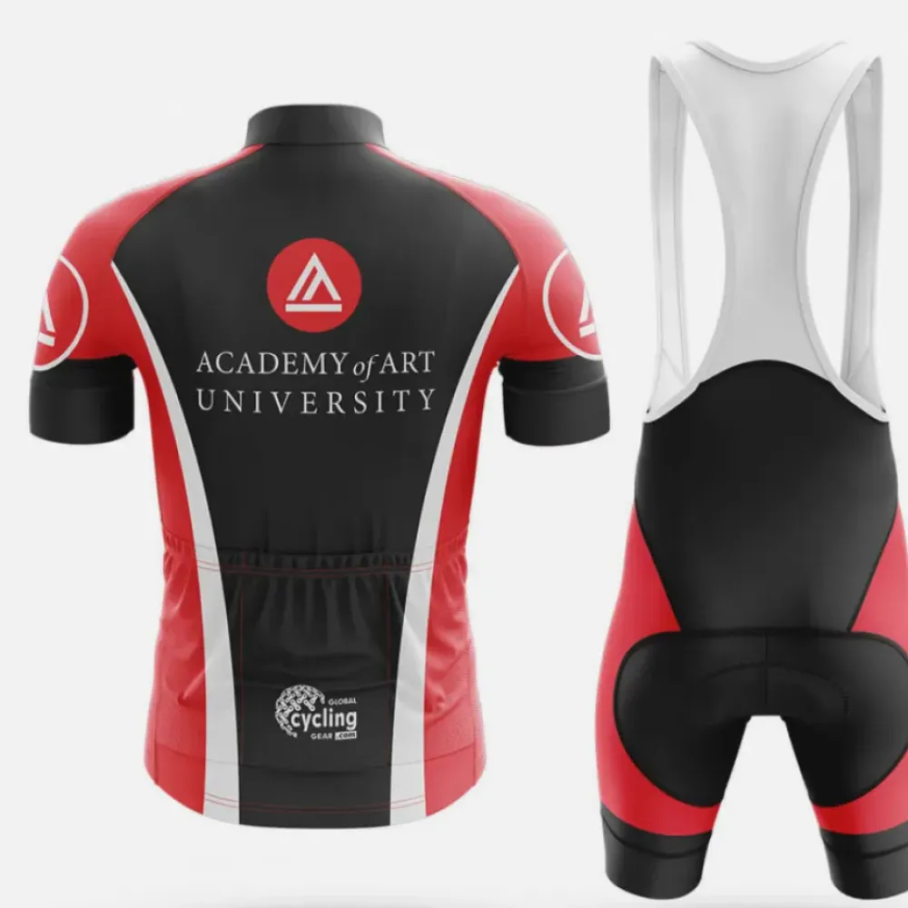Academy of Art University Cycling Jersey Black/Red/White