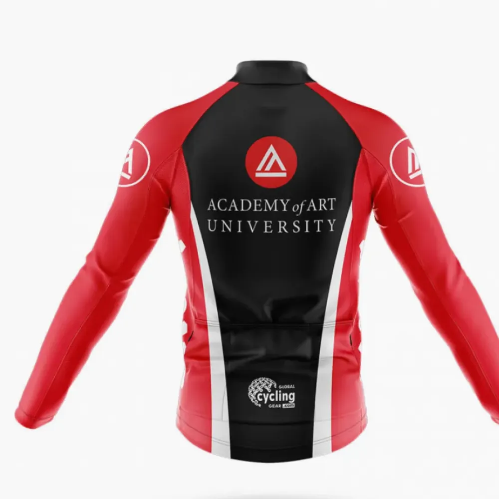 Academy of Art University Cycling Jersey Black/Red/White