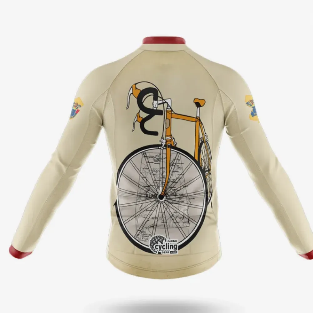 New Jersey Riding Club Cycling Bibs Comfortable Cream/Red/Black