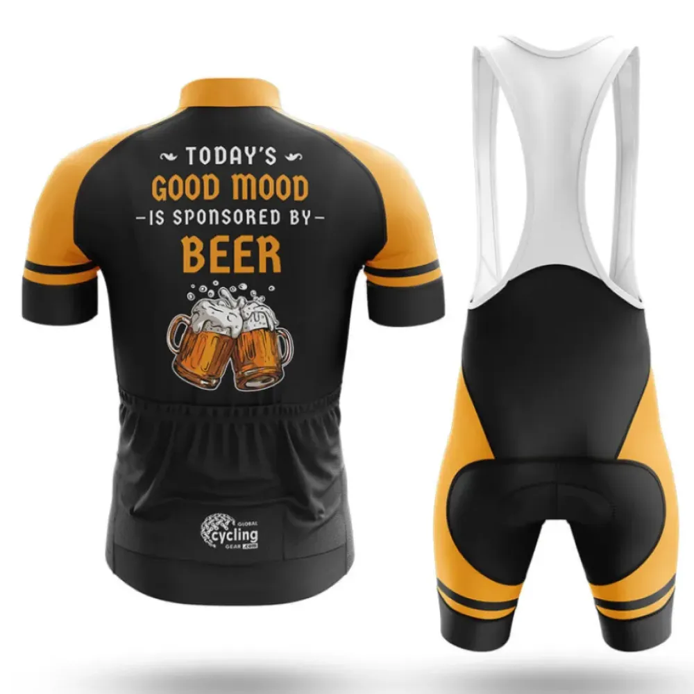 Cycling Bibs Good Mood Yellow/Black/White