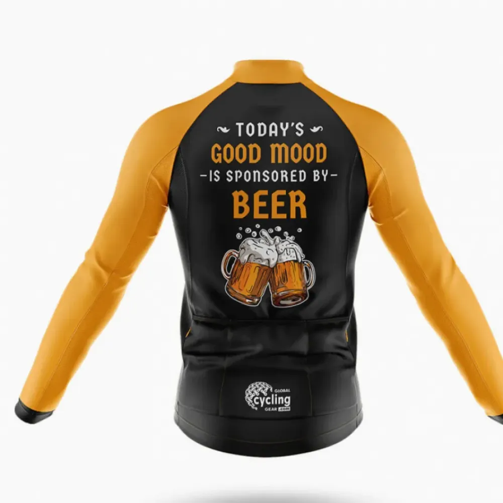 Cycling Bibs Good Mood Yellow/Black/White