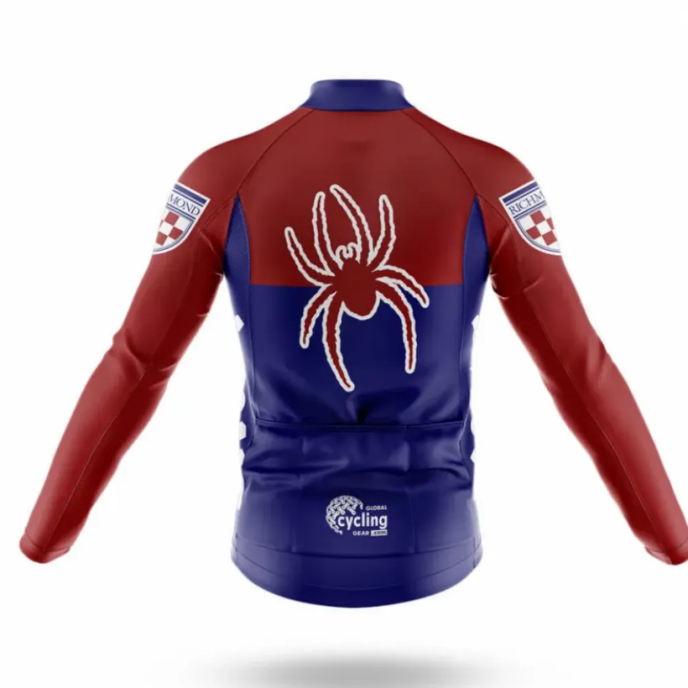 Richmond Cycling Jersey Spider Navy/Burgundy/White