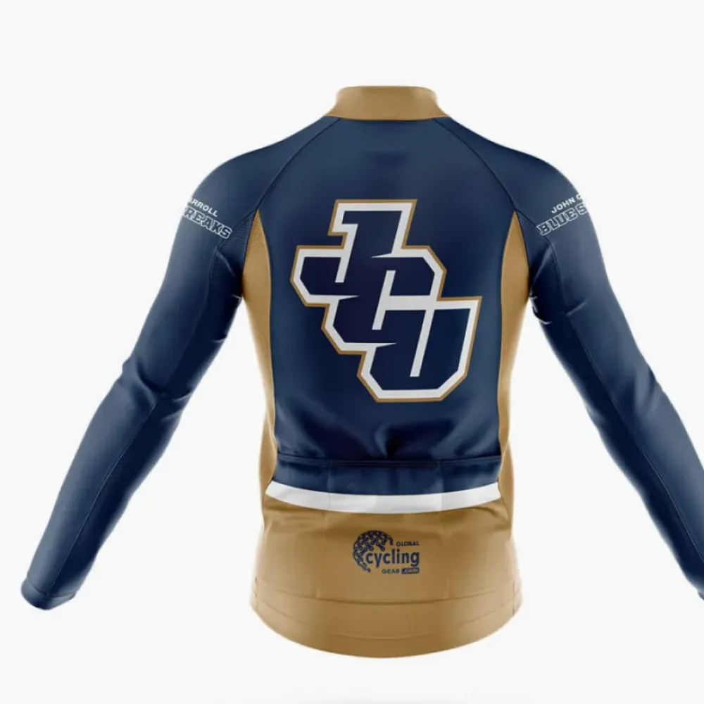 John Carroll Blue Streaks Cycling Kit Full Set Navy/Gold/White