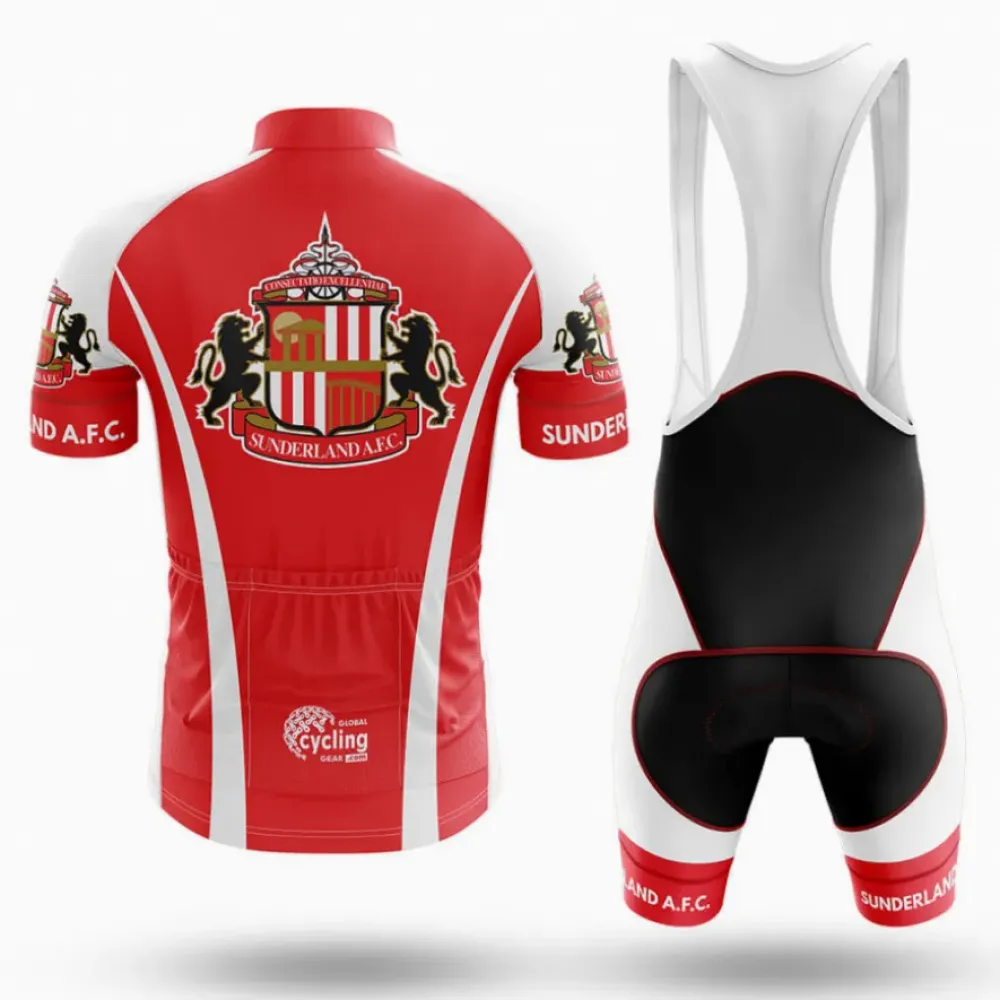Sunderland AFC Cycling Jersey Classic Crest Red/White/Grey