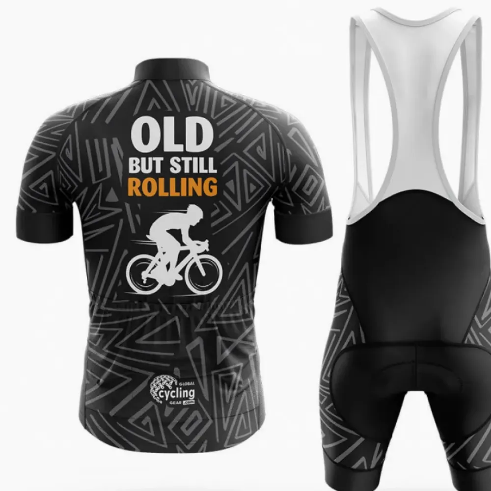 Cycling Kit Old But Still Rolling Black/White/Grey
