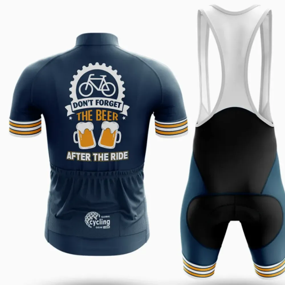 Cycling Jersey Beer Navy/Orange/Grey