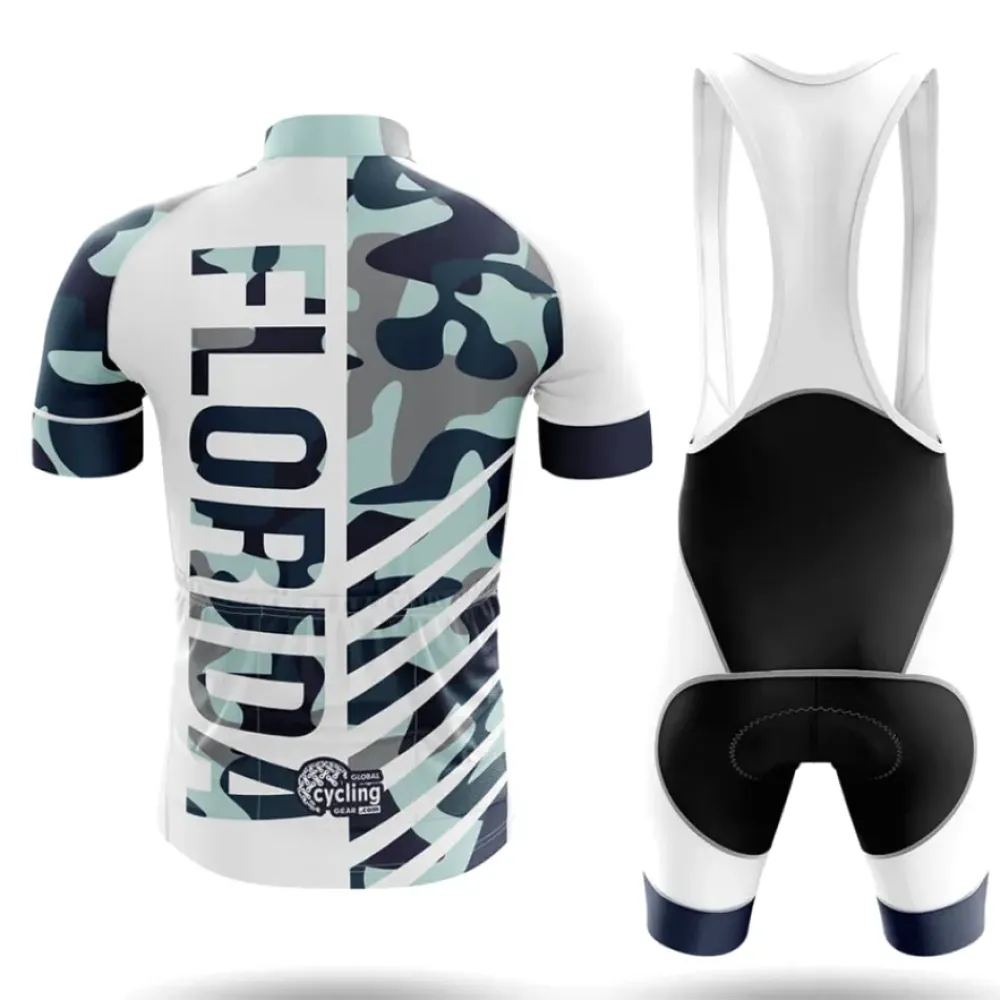 Florida S31 Cycling Jersey Camouflage Navy/White/Grey