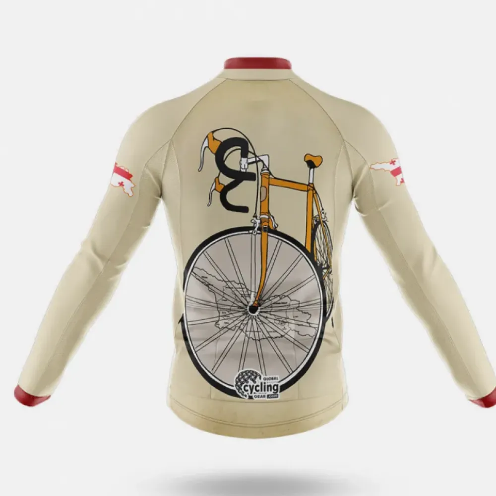Georgia Riding Club Cycling Kit Full Set Vintage Style Beige/Red/Black