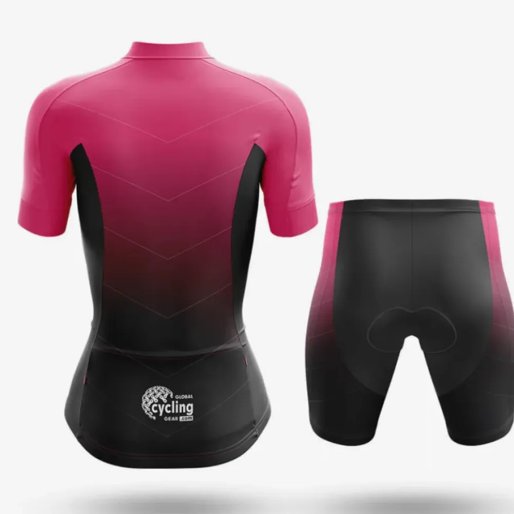 So I Did Women Long Sleeve Cycling Jersey Pink/Black/Fuchsia