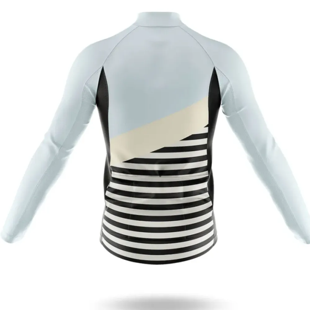 Netherlands S3 Cycling Jersey Modern Stripes White/Black/Red