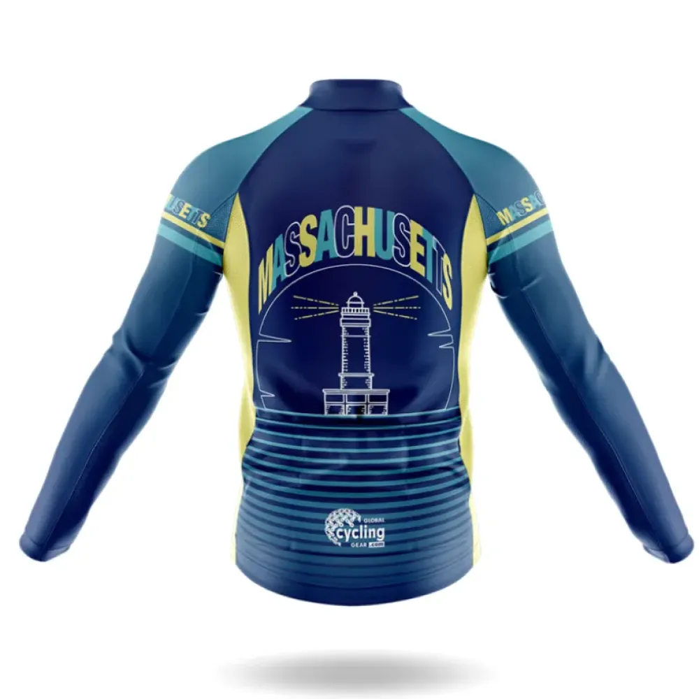Massachusetts Symbol Cycling Kit Full Set Navy/Yellow/Blue