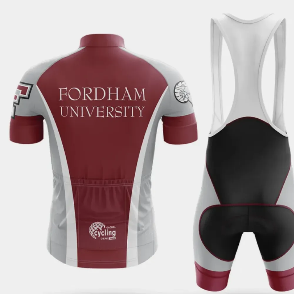 Fordham University Cycling Kit Full Set Premium Maroon/White/Black