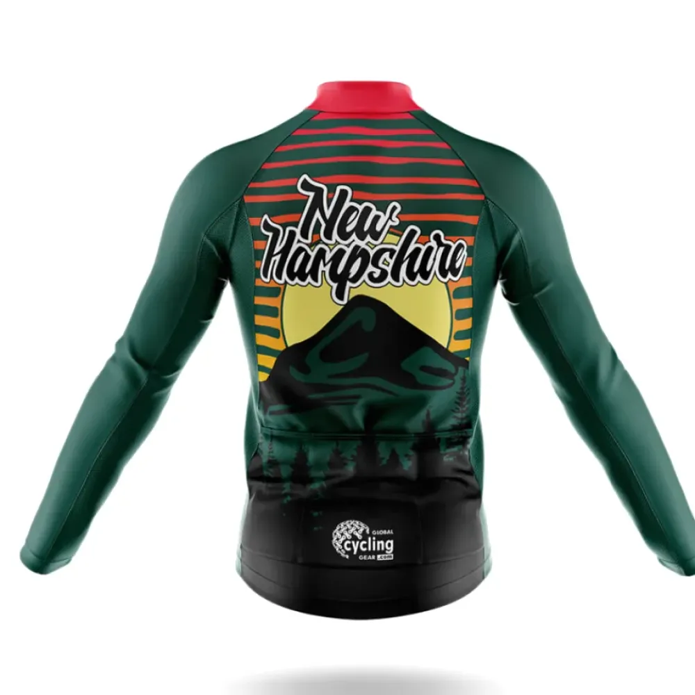 New Hampshire Symbol Cycling Kit Full Set Mountain Green/Red/Black