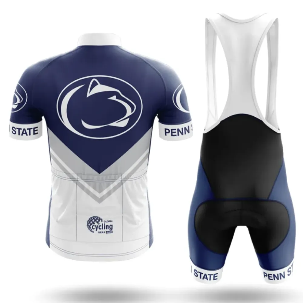 Pennsylvania State University Cycling Kit Full Set Ver.3 Navy/White/Blue