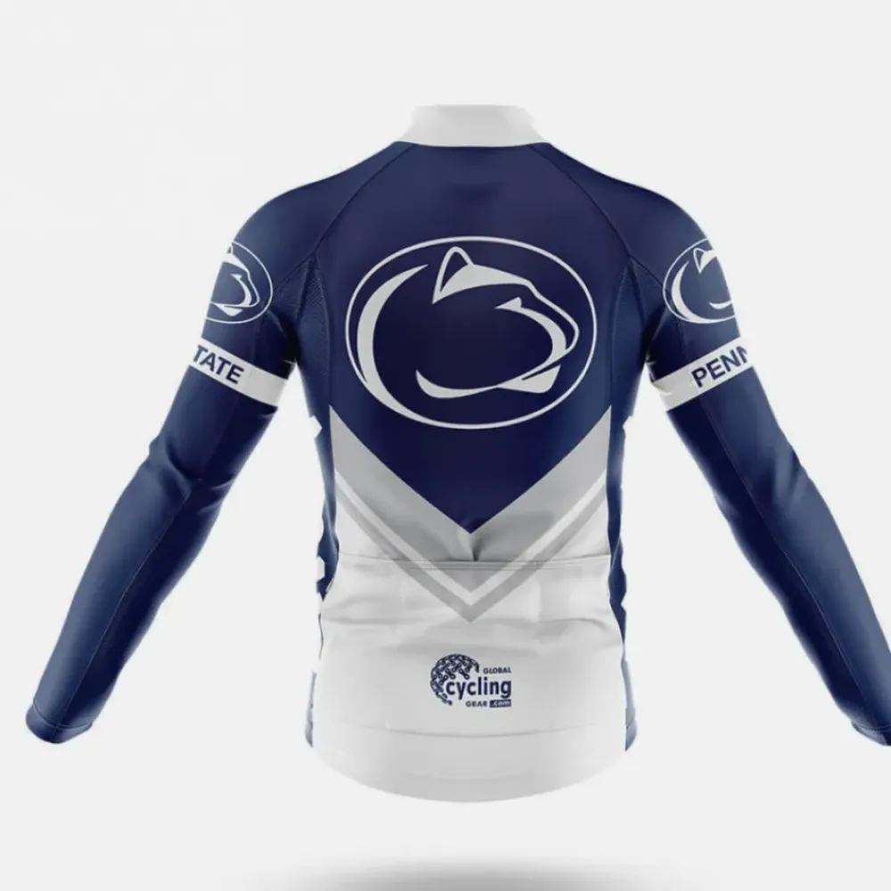 Pennsylvania State University Cycling Kit Full Set Ver.3 Navy/White/Blue