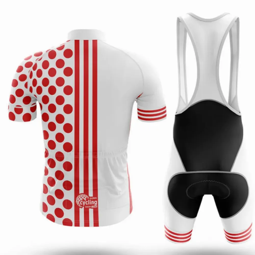 Cycling Kit Polka Dot Red/White/Black