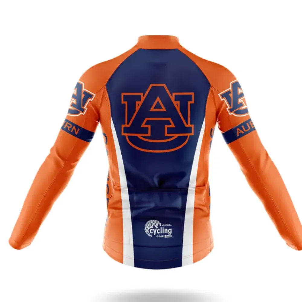 Auburn University Cycling Jersey Navy/Orange/White