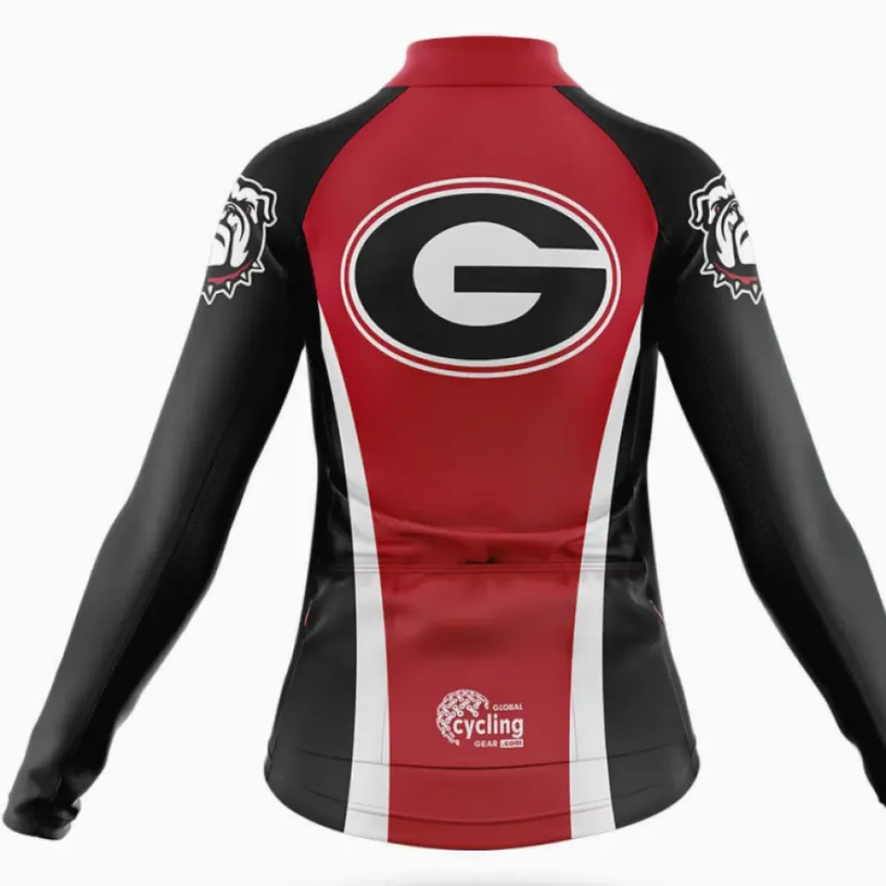 Georgia Bulldogs Women's Cycling Kit Full Set Red/Black/White