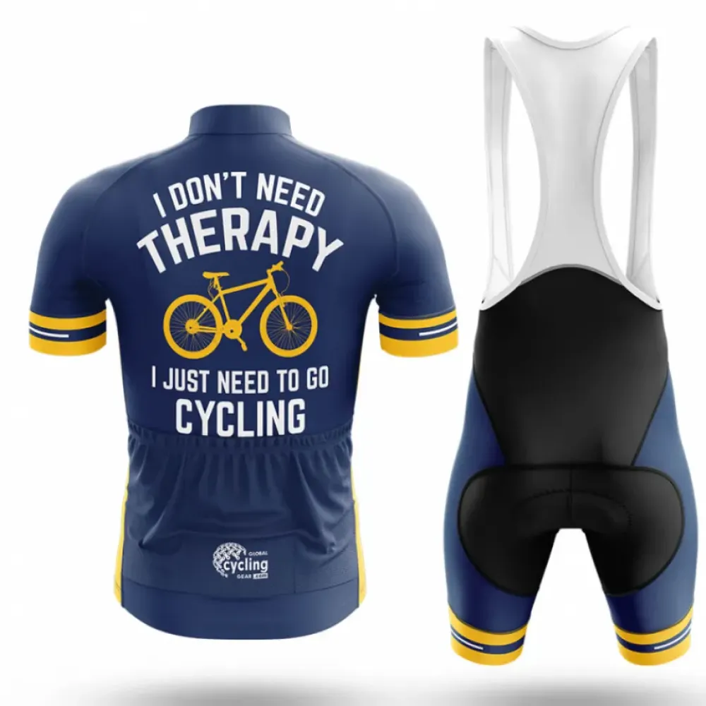 Cycling Kit Therapy Navy/Yellow/White