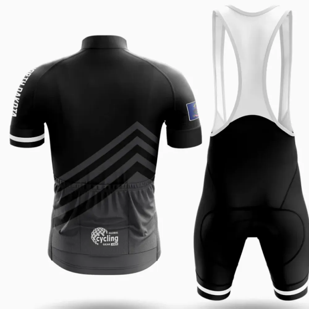 North Dakota S4 Cycling Kit Black/White/Grey